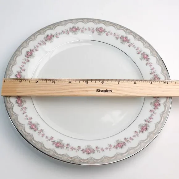 Vtg Noritake China Glenwood Dinnerware 7 Piece Place Setting for one #5770 Japan - Picture 9 of 16